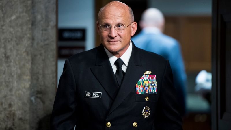 The Top Navy Navy Michael Gilday Defends to the Non-Binary AMID Sailing Some Republican Critic