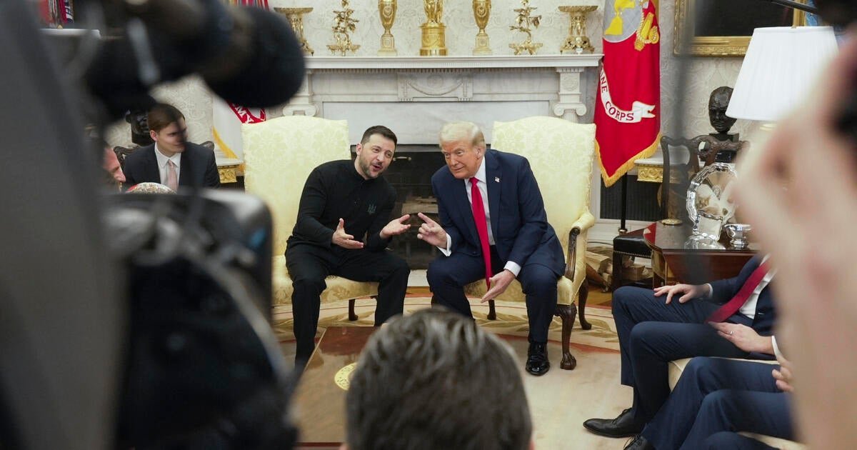 Look Zelenskkyy and the Trump tense meeting in the oval office to discuss the Ukrainal minerals