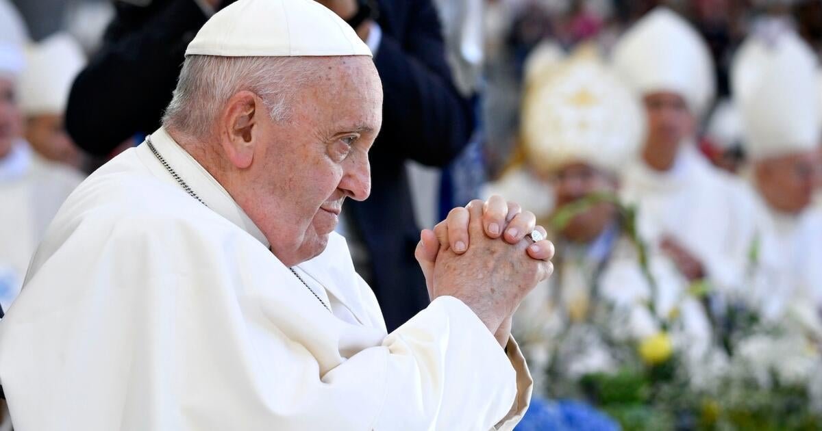 The Pope Francis exercise the night calm after crisis breathing caused the recovery recovery