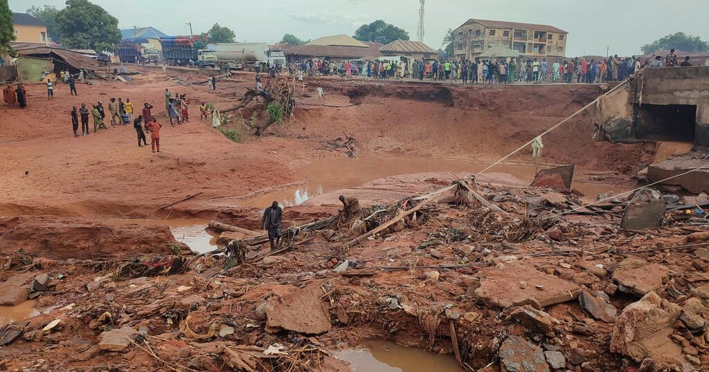 Death of death after floods submit nigeria to the city rises to 151 as thousand displaced