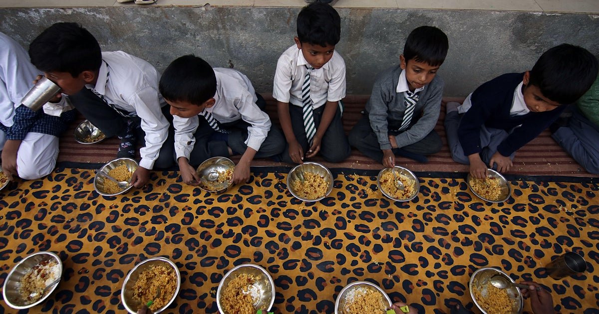 More than 100 kids fall sick after dead snake that is found in the school lunch in India
