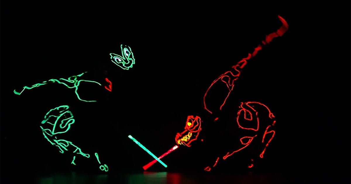 Magic in dark: the fantastic world of light light