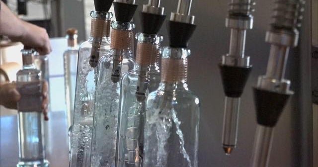 Vodka, distilled by thin air