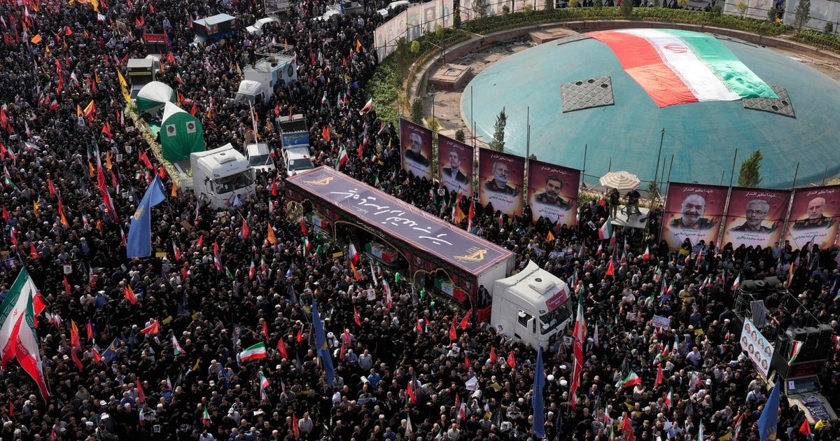 The iran remains first funeral of the state for military leaders, nuclear scientists killed in Israeli strike