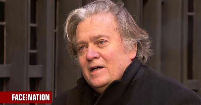 Bannon wait for the Mueller report to be "quite right"