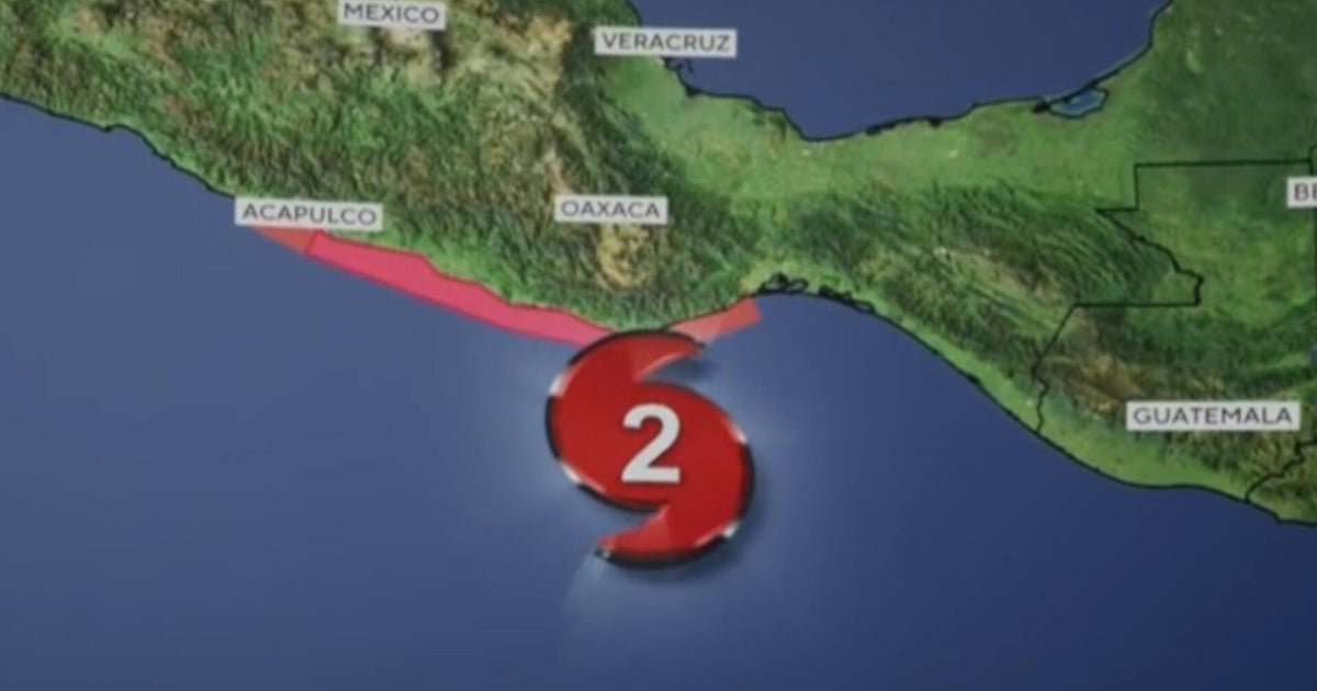 Hurricane erick intensifies to category 2 in the pacific