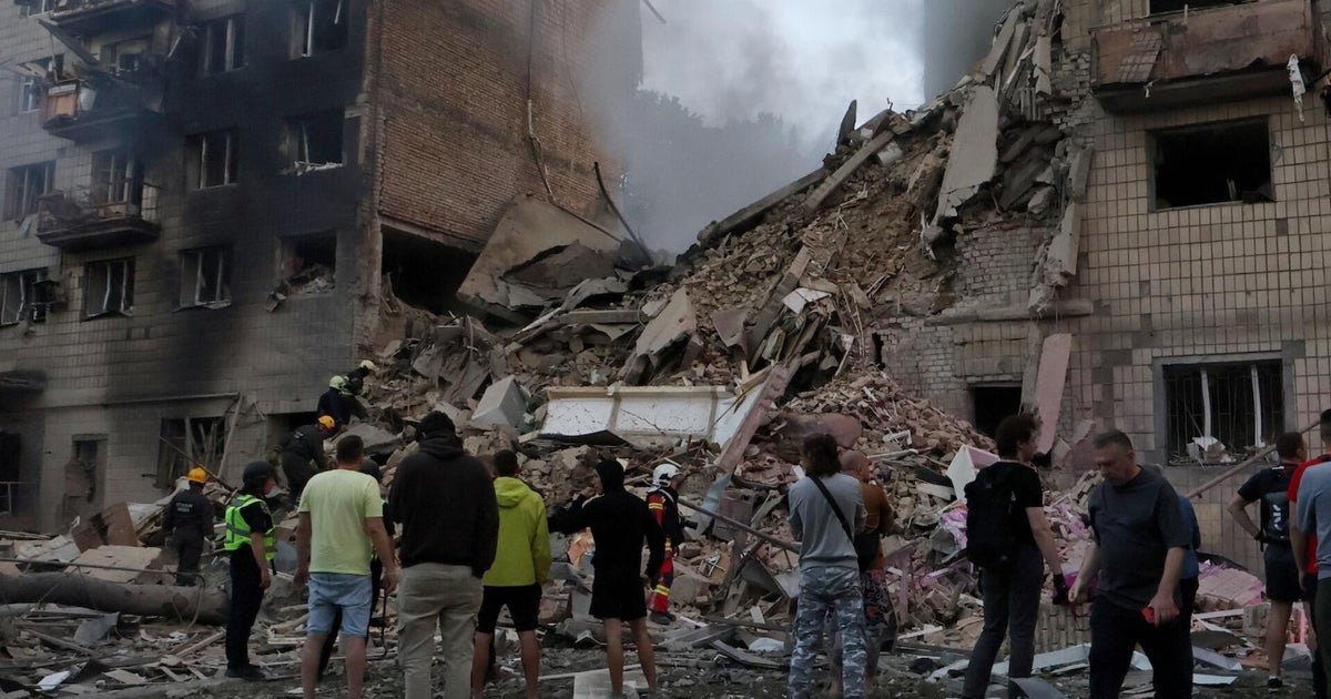 Russia launches missile missile, drone strikes on the capital of Ukraine, KYIV