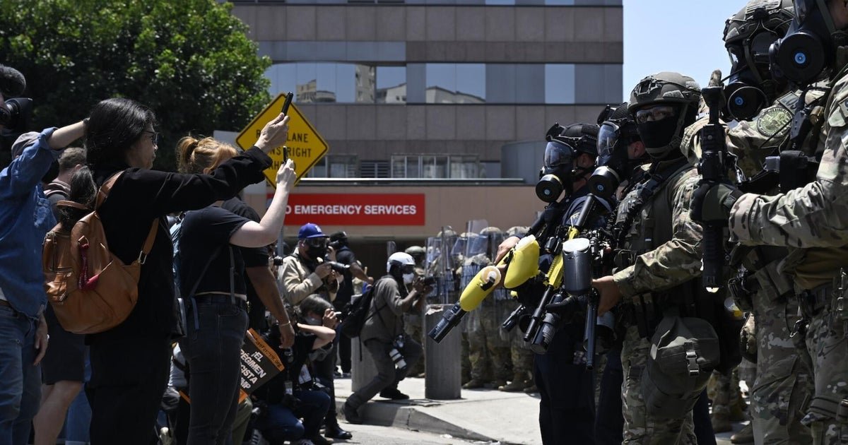 The hurry of anger above trump active the national guard in Los Angeles