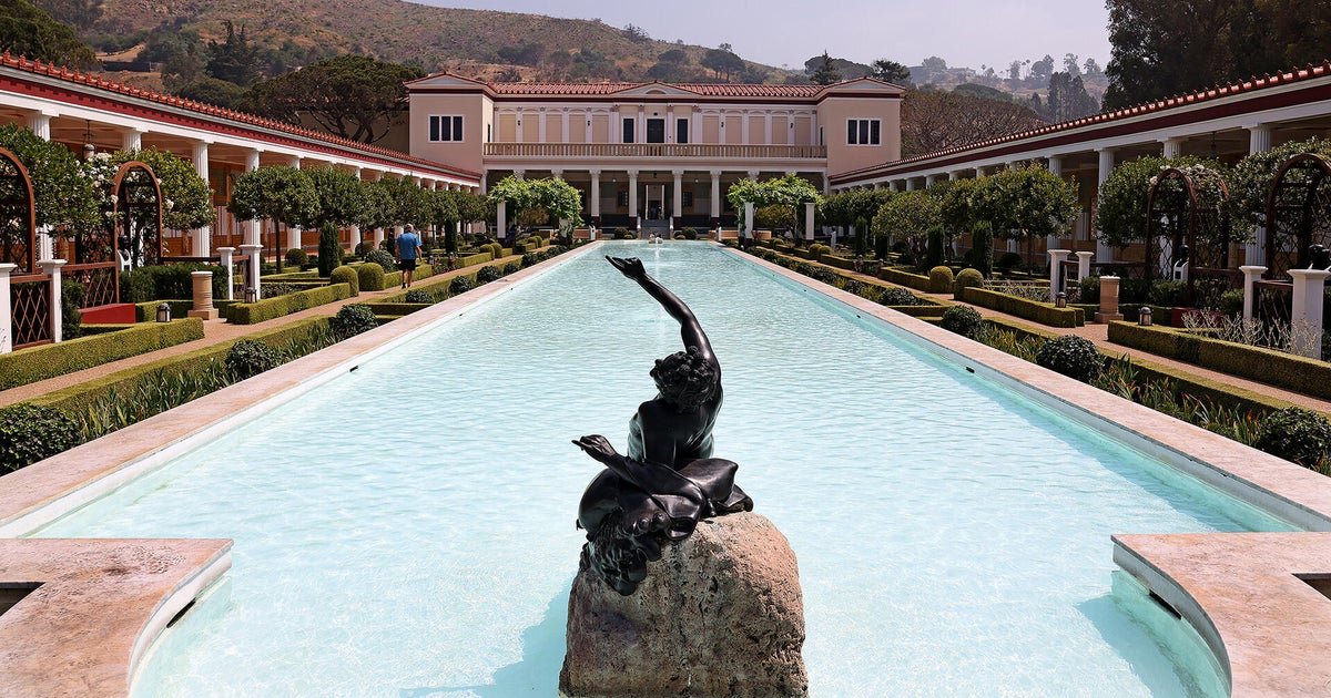 Villa Getty Rains for the first time of Los Angelesfirs savages