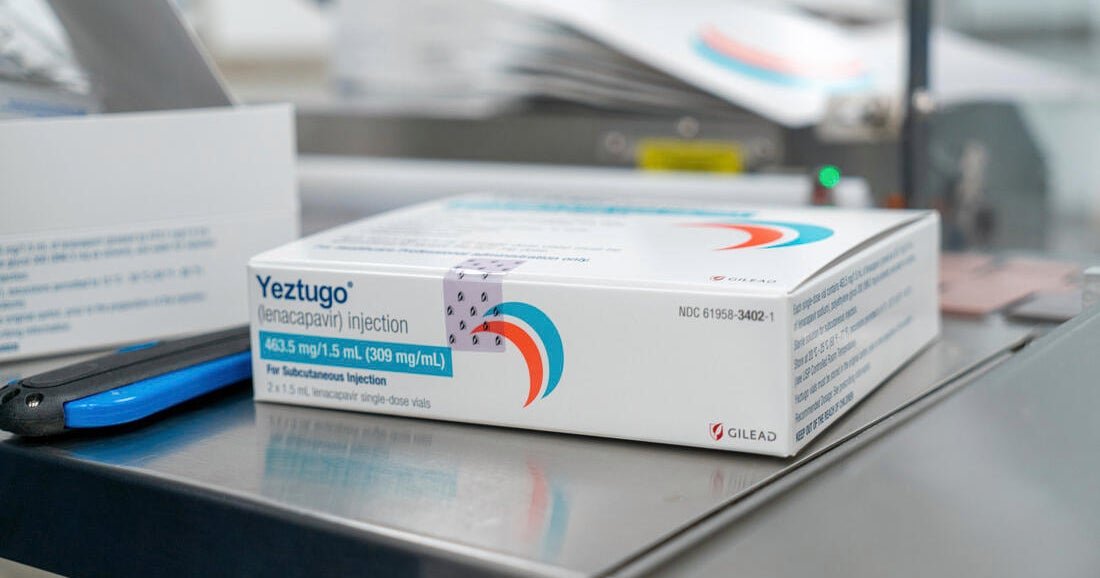 HIV LENACAPAVIR prevention approved by fDA as injection twice