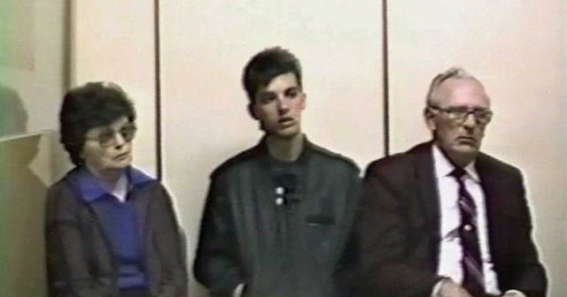 Interrupted teen after the murder of the family frame