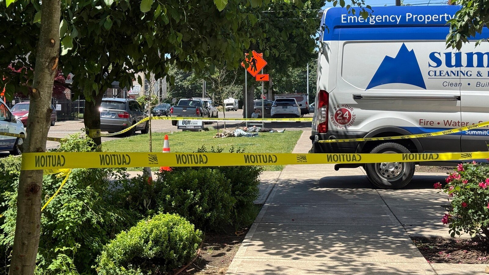 The stabbing attack in Oregon Homeless Happing hurts a dozen people