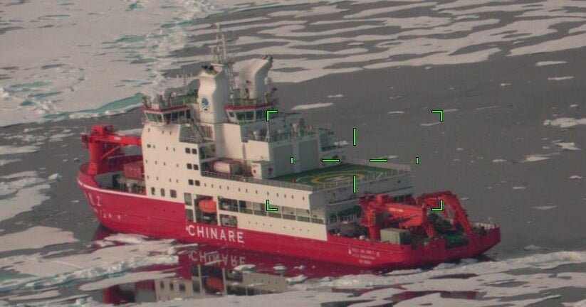 The Chinese research ship details Alaskan Coast, Catherine Guard says
