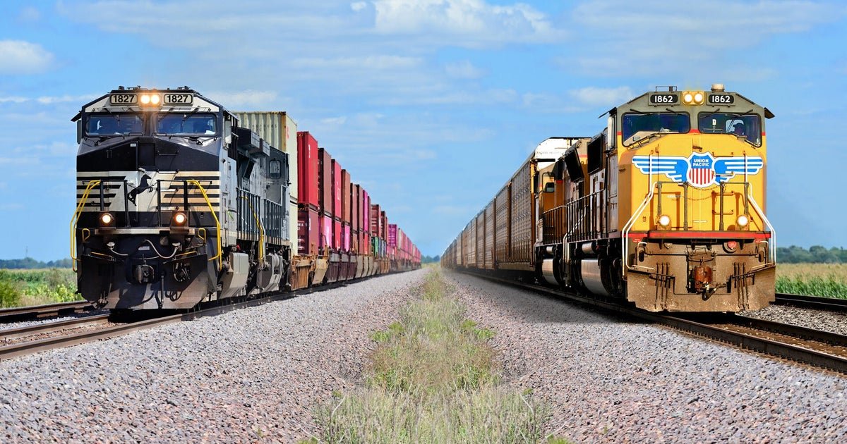 Union Pacific and Norfolk Forgar Misger to create the nation's previous railroad