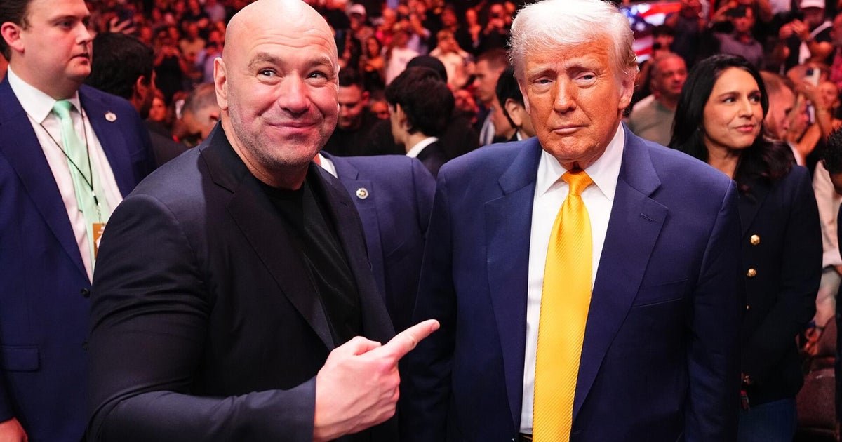 Analyze Trump's relationship with UFC after the plans of statements for White House