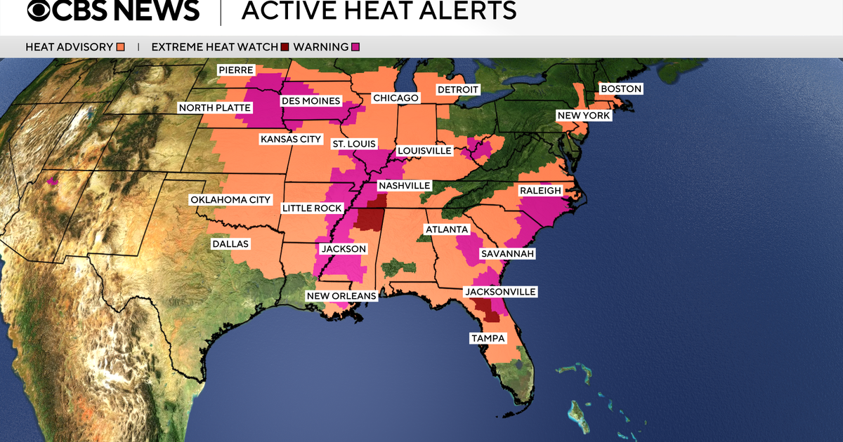 Heat maps show half of the United States in advisors, warn