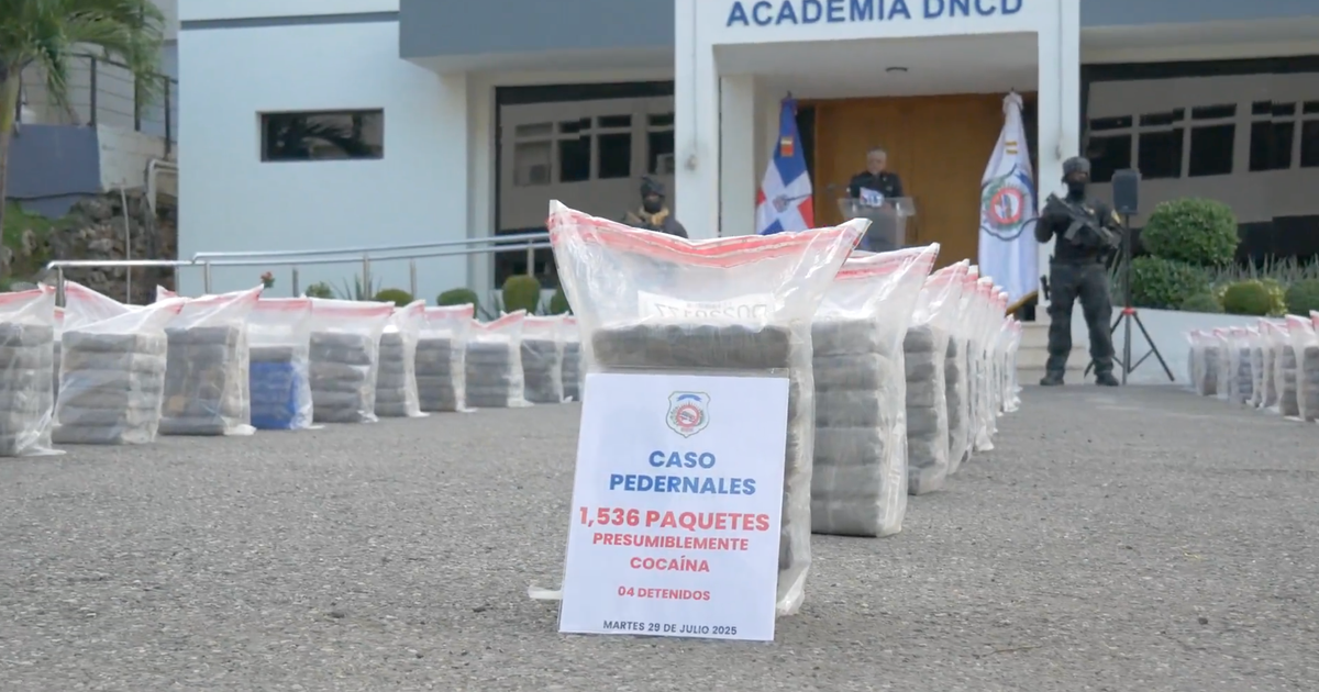 Dominican authorities find 1.5 tons of coke after the boat hunt lasts over 12 hours