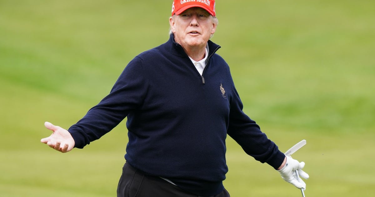 What some of the trump golf neighbors are to say before their visit