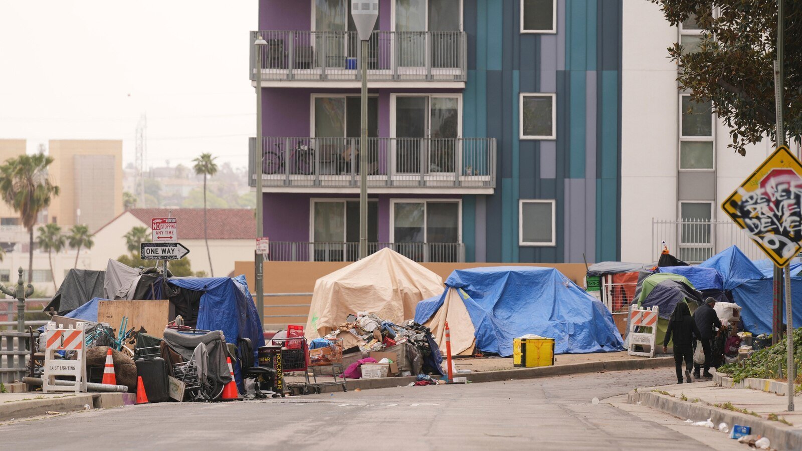 Democrats and critical vitacts the executive order of trump in homelessity